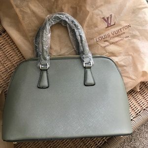 Ladies Green Satchel